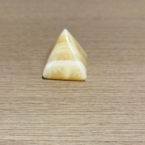 Small Stone Pyramid Decor - Picture 2 of 4